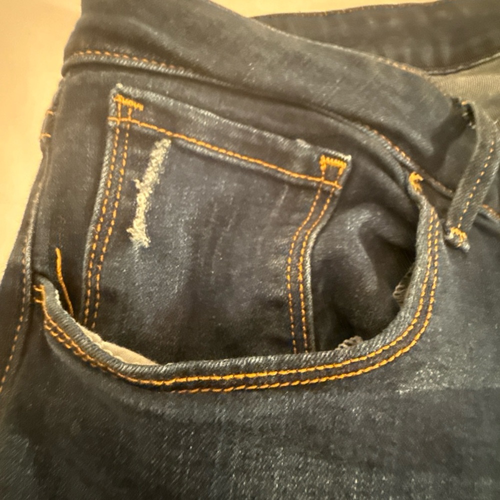 Old Navy Rockstar Regular Jeans Womens Size 18 Standard Dark Wash FA13 - Picture 7 of 16
